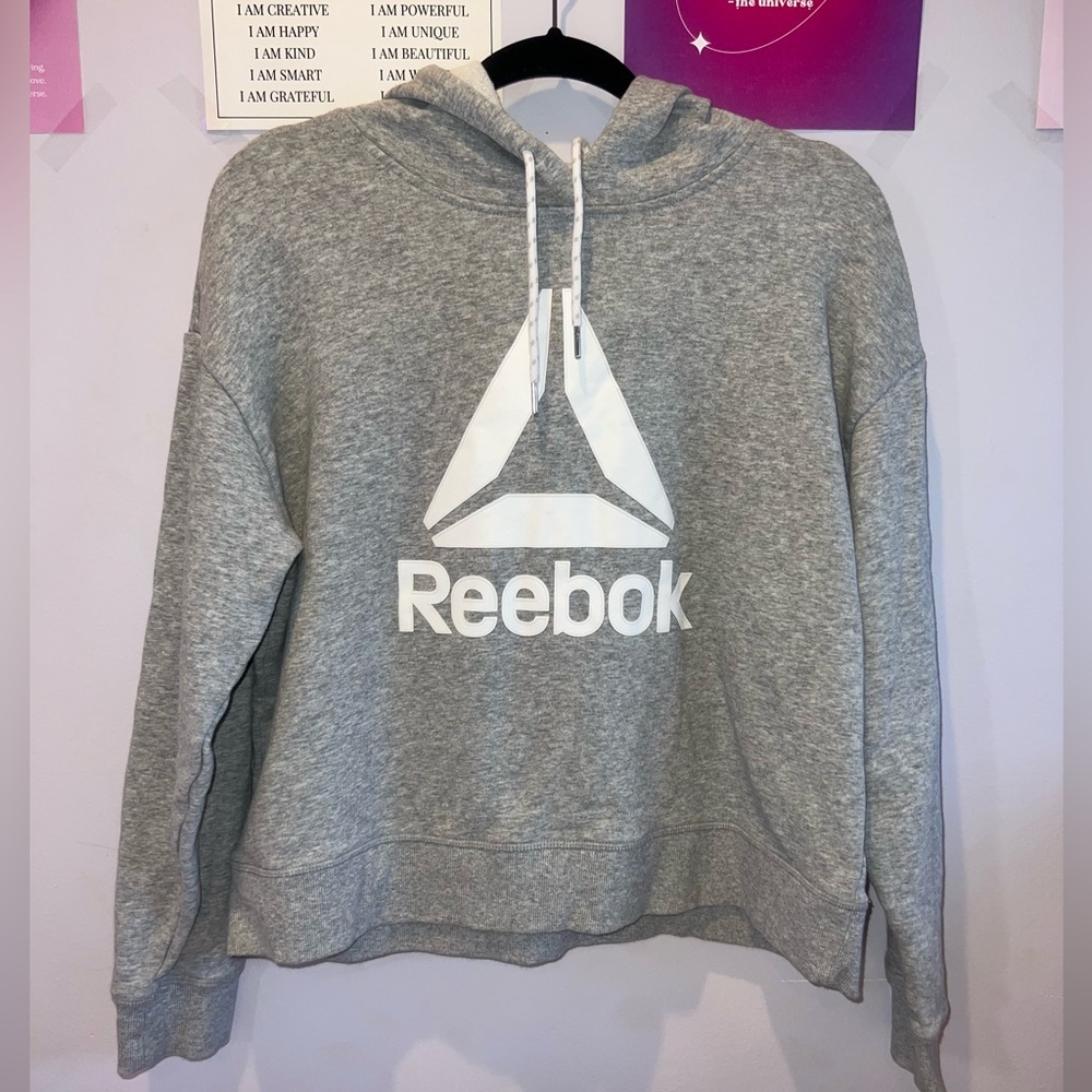 Grey Reebok Hoodie